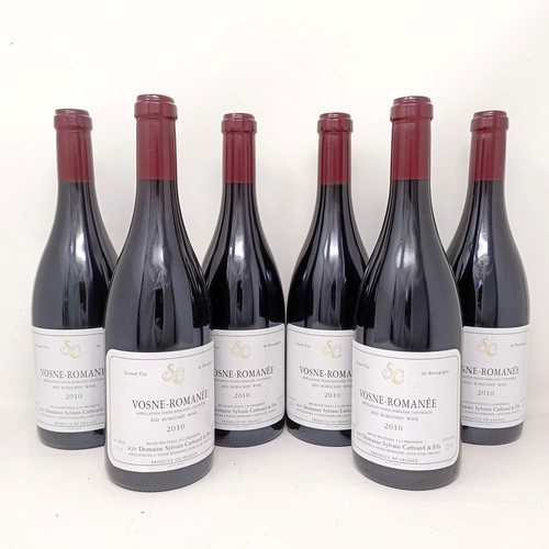 2027 - Six bottles of Vosne-Romanee, Domaine Sylvain Cathiard & Fils, 2010 (6)<br /><br />Provenance: F...