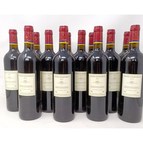 2029 - Twelve bottles of Chateau Duhart Milon, Pauillac, 2010 (12)<br /><br />Provenance: From a West Count...