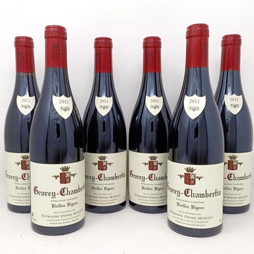 2036 - Six bottles of Gevrey-Chambertin, Domaine Denis Mortet, Vieilles Vignes, 2011 (6)<br /><br />Provena...