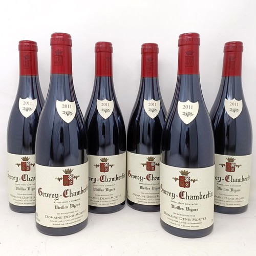 2037 - Six bottles of Gevrey-Chambertin, Domaine Denis Mortet, Vieilles Vignes, 2011 (6)<br /><br />Provena...