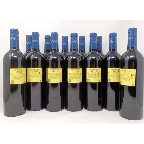 2041 - Twelve bottles of red Les Haut de Smith, Pessac-Leognan, 2009 (12)<br /><br />Provenance: From a Wes...