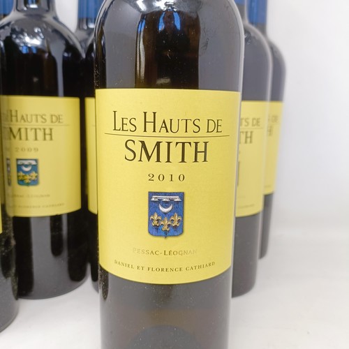 2049 - Eleven bottles of red Les Haut de Smith, Pessac-Leognan, 2009, and a bottle of white Les Haut de Smi...