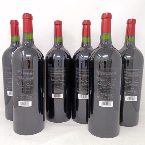 2056 - Six magnums of Chateau Canon, Saint-Emilion 1er Grand Cru Classe, 2016 (6)<br /><br />Provenance: Fr...