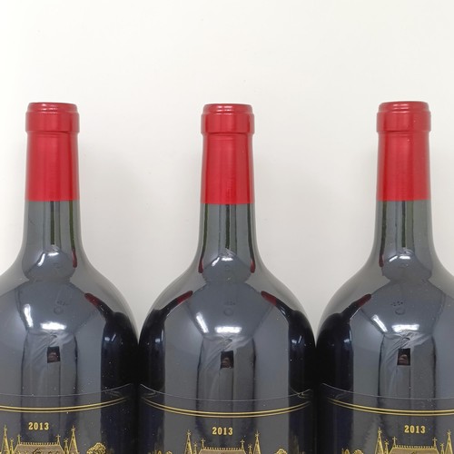 2062 - Three magnums of Chateau Palmer, Margaux, 2013 (3)Provenance: From a West Country House, stored in a... 