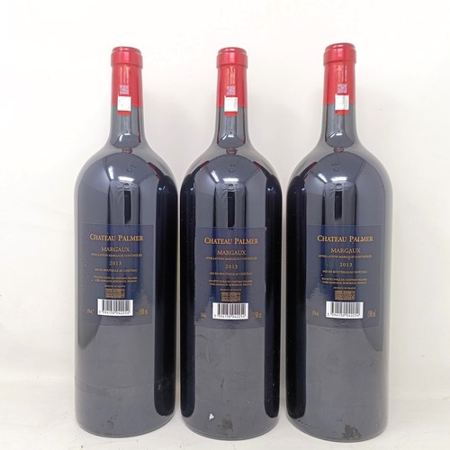 2062 - Three magnums of Chateau Palmer, Margaux, 2013 (3)Provenance: From a West Country House, stored in a... 