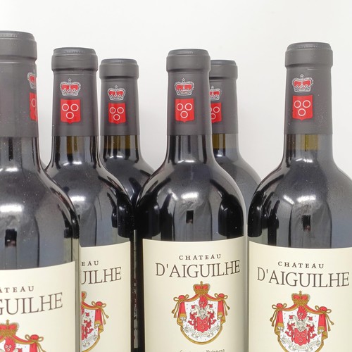 2099 - Twelve bottles of Chateau D'Aiguilhe, Cotes de Castillon, Comtes von Neipperg, 2010 (12)Provenance: ... 