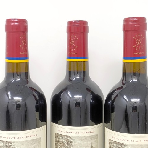 2137 - Three bottles of Chateau Duhart-Milon, Domaines, Barons de Rothschild (Lafite), Pauillac, Grand Cru ... 