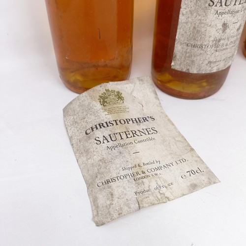 2135 - Six bottles of Christopher's Sauternes (6)Provenance: From a West Country House, stored in a tempera... 