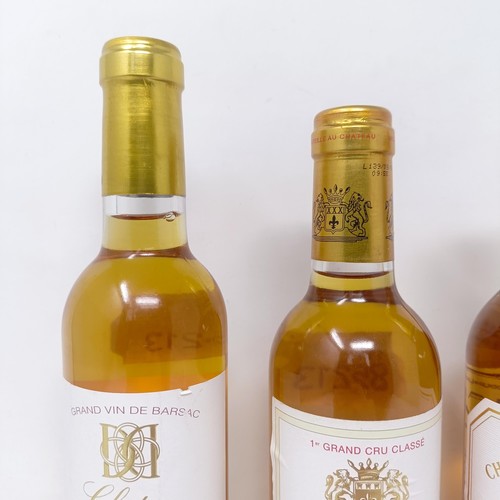 2131 - Four bottles, 37.5 cl, of Sauternes, comprising a bottle of Chateau Doisy Daene, 2005, a bottle of C... 