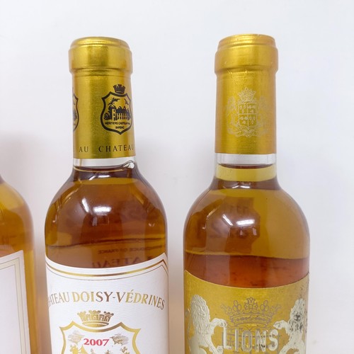 2131 - Four bottles, 37.5 cl, of Sauternes, comprising a bottle of Chateau Doisy Daene, 2005, a bottle of C... 