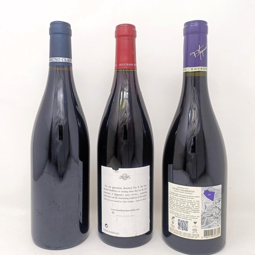 2129 - Three bottles, comprising of a bottle of Mazis-Chambertin, Bouchard Pere & Fils, Grand Cru, 2005... 