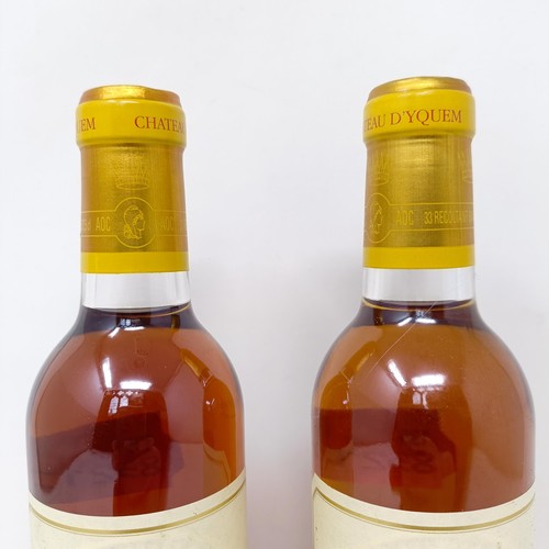 2110 - Two half bottles of Chateau d'Yquem Sur-Saluces, 1999Provenance: From a West Country House, stored i... 