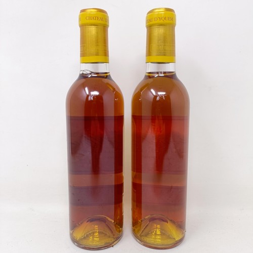 2110 - Two half bottles of Chateau d'Yquem Sur-Saluces, 1999Provenance: From a West Country House, stored i... 