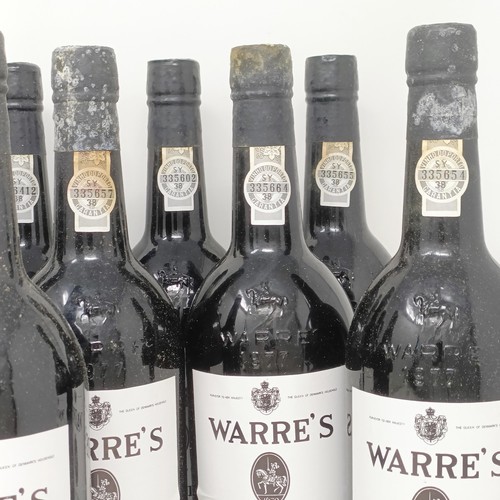 2144 - Twelve bottles of vintage port, 1977, Warre's (12)Provenance: From a West Country House, stored in a... 