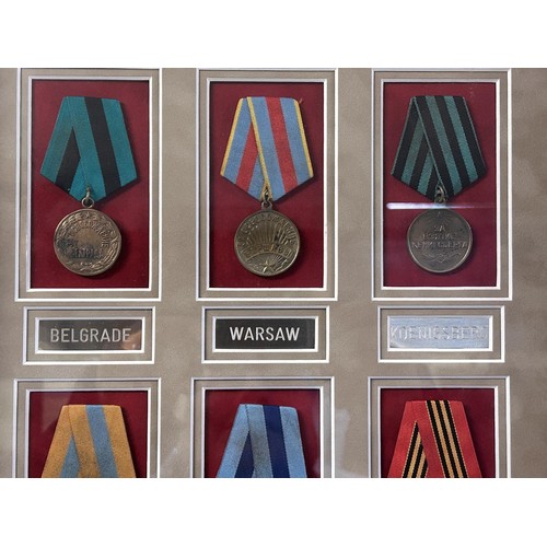 494 - A group of seven Russian medals, issued for the Liberation and Capture of Cities during the Great Pa... 