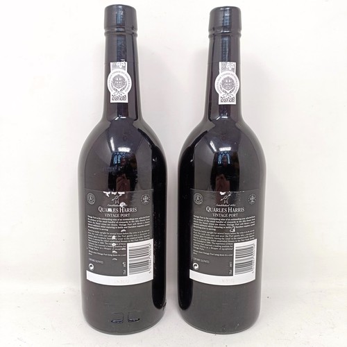 2156 - Two bottles of 1977 vintage port, Quarles Harris, bottled 1979 (2)Provenance: From a West Country Ho... 