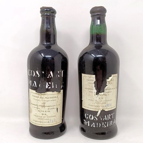 2182 - Two bottles of Madeira, Boal, 1910 Solera, bottled 1950 (2)<br /><br />Provenance: From a West Count...