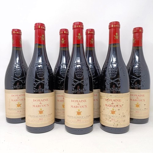 2187 - Seven bottles of Chateauneuf du Pape, Domaine de Marcoux, 2012 (7)<br /><br />Provenance: From a Wes...