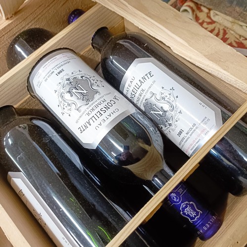 2104 - Six bottles of Chateau La Conseillante, Pomerol, Heritiers Nicolas, 2001 (6)Provenance: From a West ... 