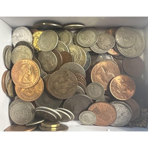 332 - Assorted coins, mostly GB, and an Andrew Mather Family Draper, Hobart Town token...