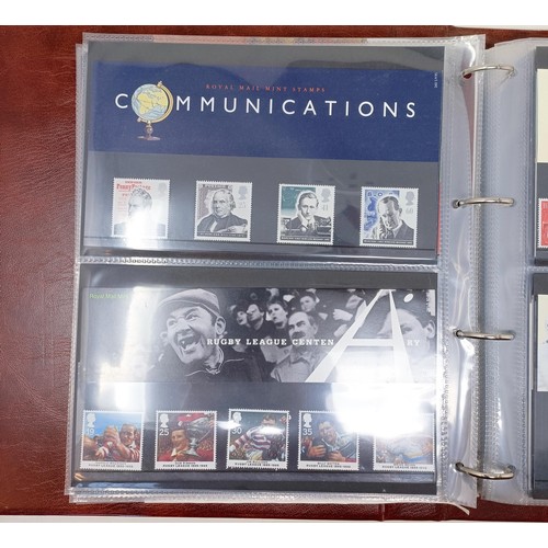 706 - Assorted Royal Mail presentation packs, and assorted world stamps, in numerous albums (box)