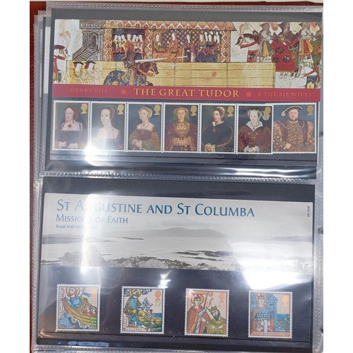 706 - Assorted Royal Mail presentation packs, and assorted world stamps, in numerous albums (box)