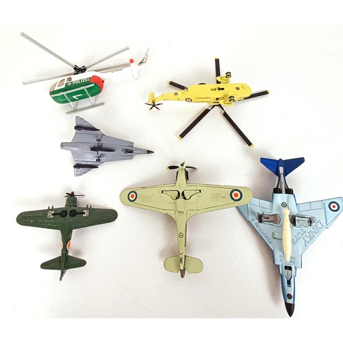 946 - Assorted model aircraft and model helicopters (2 boxes)