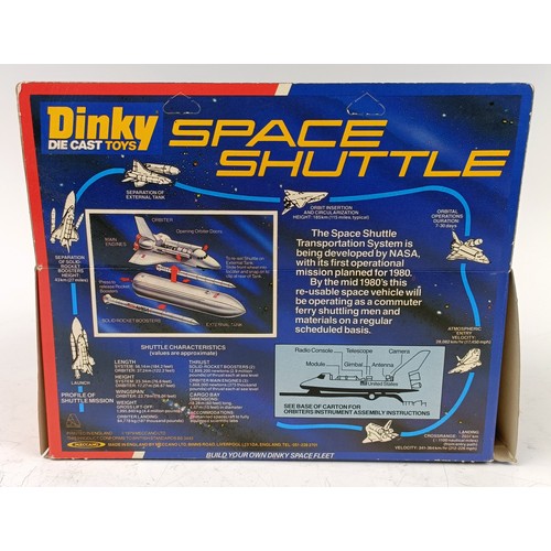 963 - A Dinky Toys Spaceshuttle, No 364, boxed, and assorted other play worn model cars, trucks and buses ... 