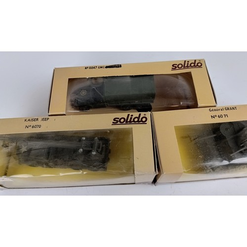 970 - A Solido model of a military vehicle, No 6209, 6032, 6101, 6070, 6071, 6047, 6073, 6208, 6106, and t... 