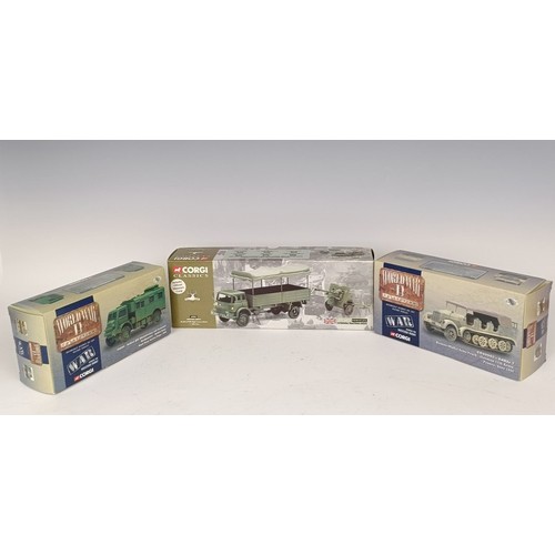 977 - Corgi military models, No CC6001, CC60201, CC60302, CC6002, CC69902, and CC60603, all boxed (box)