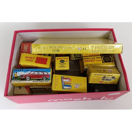 978 - Assorted reproduction Dinky Toys models, boxed, and assorted other models