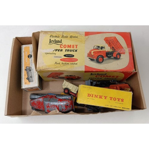 968 - A Dinky Toys Guy Van, with Spratts livery, boxed, a Dinky Toys box only No 34B, a Comet Super Truck ... 