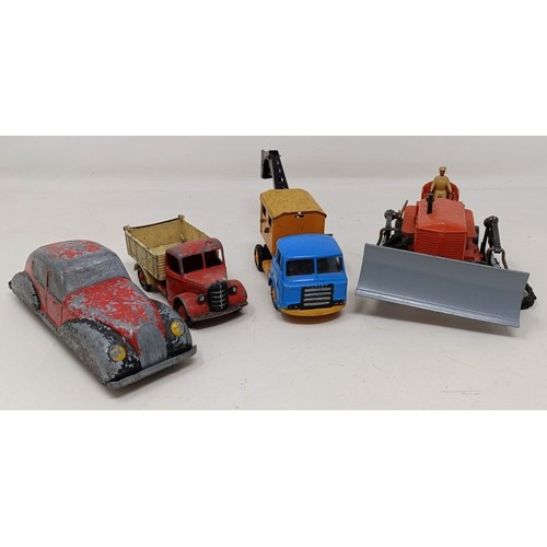 968 - A Dinky Toys Guy Van, with Spratts livery, boxed, a Dinky Toys box only No 34B, a Comet Super Truck ... 