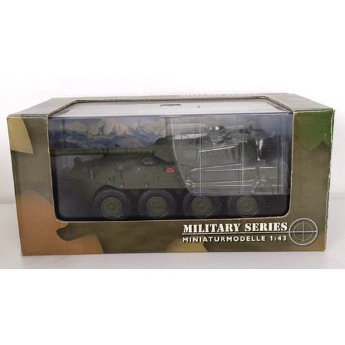 986 - An Atlas Editions The Greatest Show On Earth, model truck, boxed, a Verem military truck and assorte... 