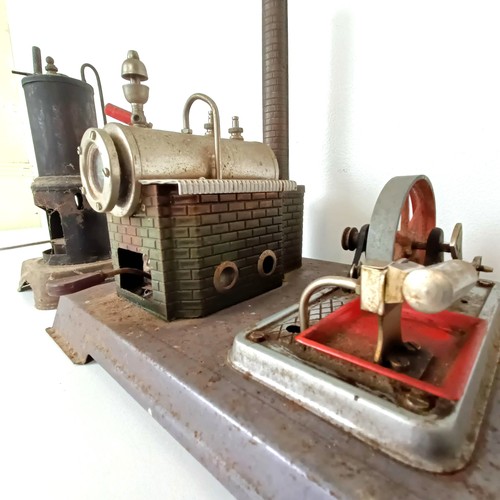 987 - Part of a model of a live steam engine, and another (2)