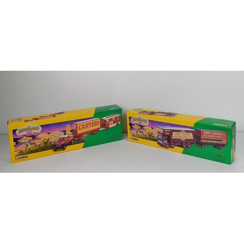 997 - A Corgi Classics Showmans Range wagon, No 16501, 21701, 27801, 97893, 97749, 14101, 97920, and 16701... 