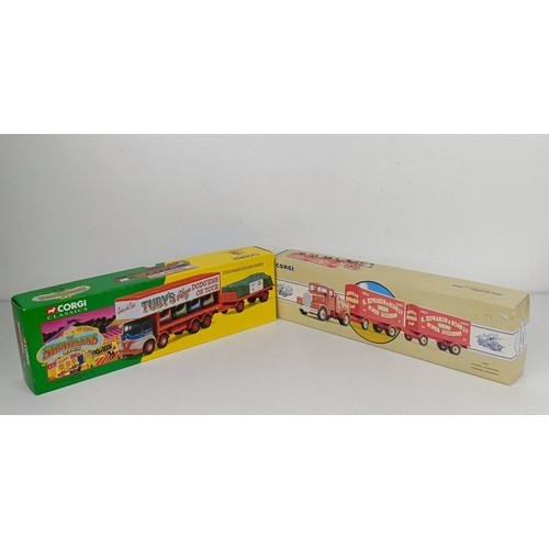 997 - A Corgi Classics Showmans Range wagon, No 16501, 21701, 27801, 97893, 97749, 14101, 97920, and 16701... 