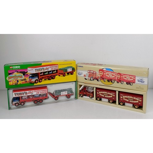 997 - A Corgi Classics Showmans Range wagon, No 16501, 21701, 27801, 97893, 97749, 14101, 97920, and 16701... 