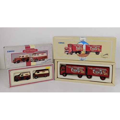 997 - A Corgi Classics Showmans Range wagon, No 16501, 21701, 27801, 97893, 97749, 14101, 97920, and 16701... 