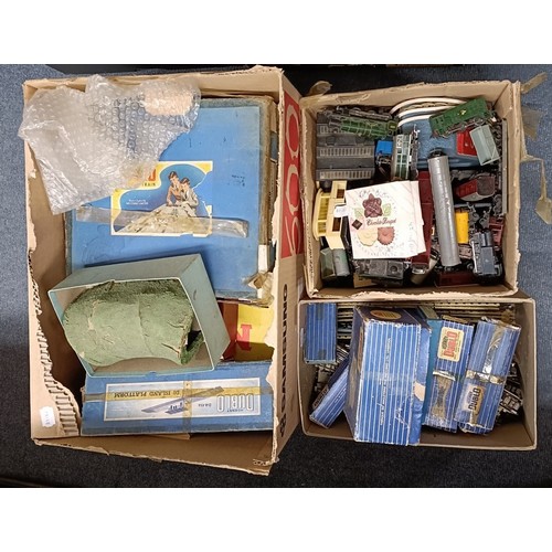 1001 - Assorted model train making items (2 boxes) Provenance: Sold on behalf of SNCB Society