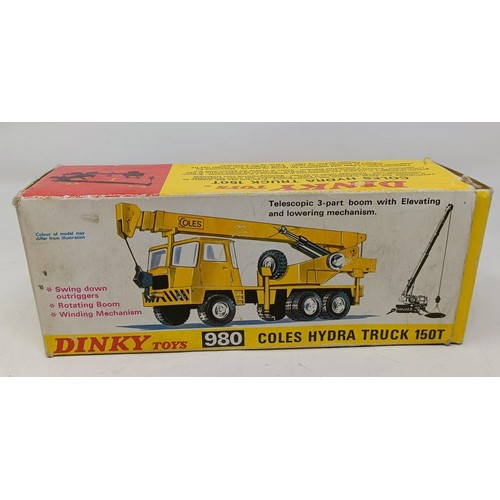 1004 - A Dinky Toys Coles Hydra Truck, No 150T, No 980, boxed