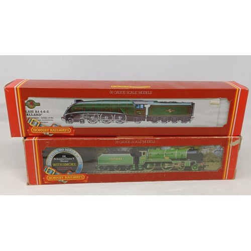 1007 - Four Hornby OO gauge 4-2-0 locomotives and tenders, No R175, R309, R2170, R380, all boxed