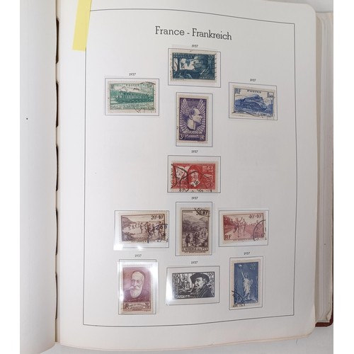 768 - France used collection, in a Leuchtturm album, 1849-1971 with a few ommissions, and a Hagner stockbo... 