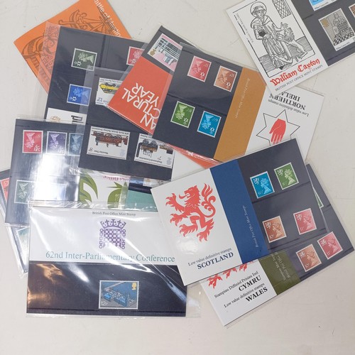 770 - Assorted Royal Mail presentation packs, and other stamps