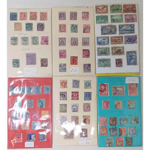 696 - Assorted stamps, mainly GB, assorted postal history and other items (box)