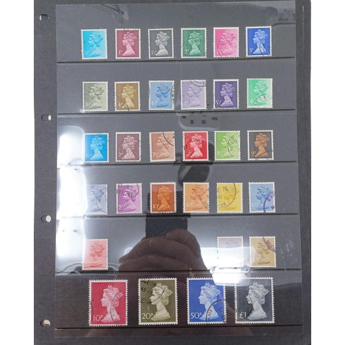 677 - A general selection of GB stamps, mint and used, including many watermark variations