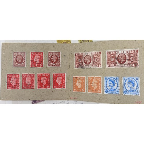 677 - A general selection of GB stamps, mint and used, including many watermark variations