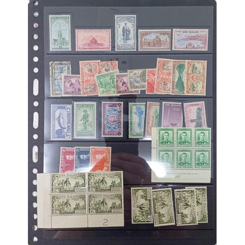 683 - A group of New Zealand stamps, including early sets, mint and used