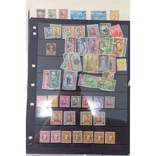 683 - A group of New Zealand stamps, including early sets, mint and used