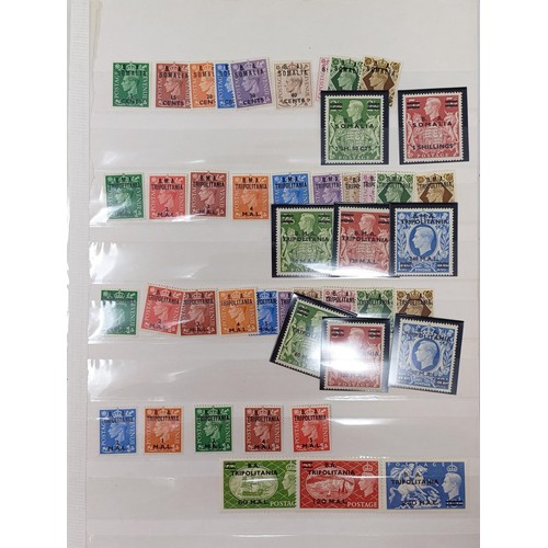 684 - A group of North Africa and Middle East overprints, mint sets, most unmounted